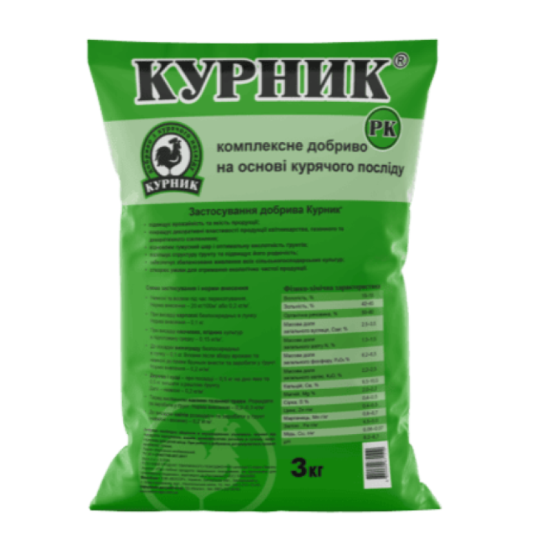Органічне добриво Курник PK®, 3 кг