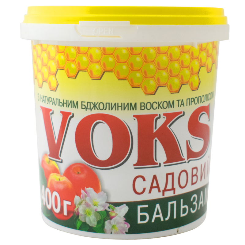 Садовий вар c бджолиним воском і прополісом 400г Voks