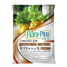 Flora Plus субстрат для декоративно листяних рослин 7 л