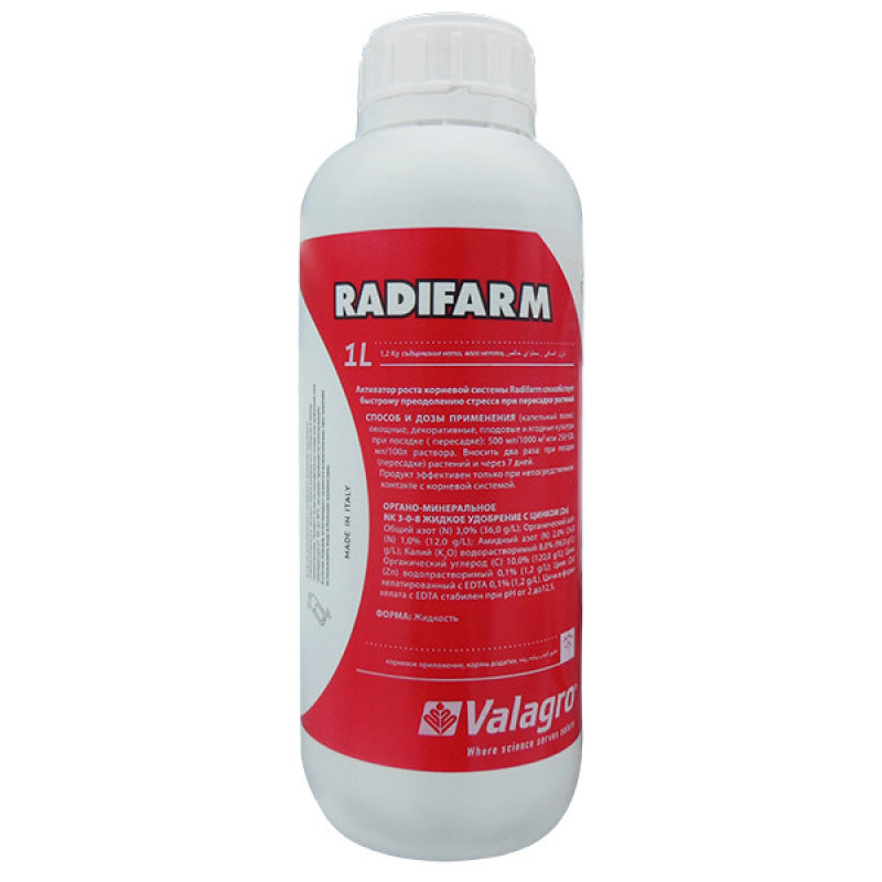 Біостимулятор Радифарм (Radifarm) , 1 л регулятор росту рослин Valagro